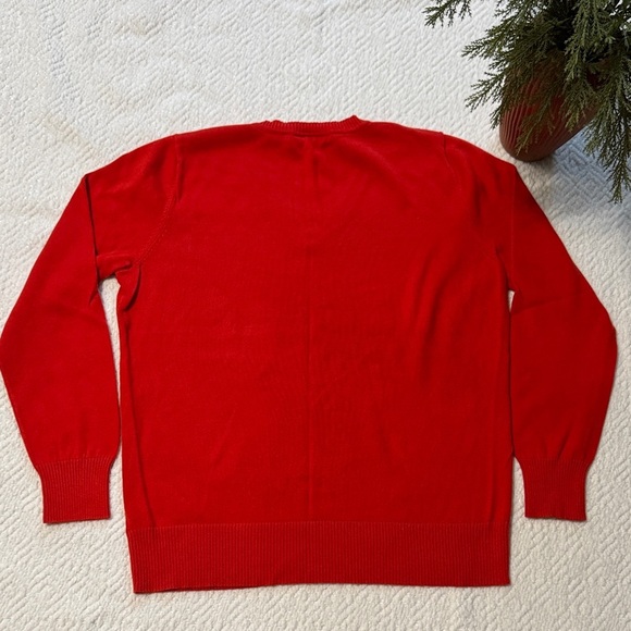 St. John's Bay Argyle Crew Neck Sweater Size XL - Picture 5 of 6